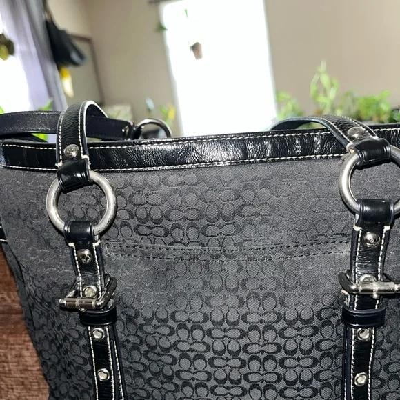 Black Coach Women's Tote Bag - Picture 2 of 10